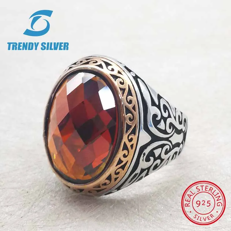 Серебро 925, ювелирные изделия, мужские кольца, мужские аксессуары, бирюзовый драгоценный камень, натуральный оникс, агат,, Трендовое серебро