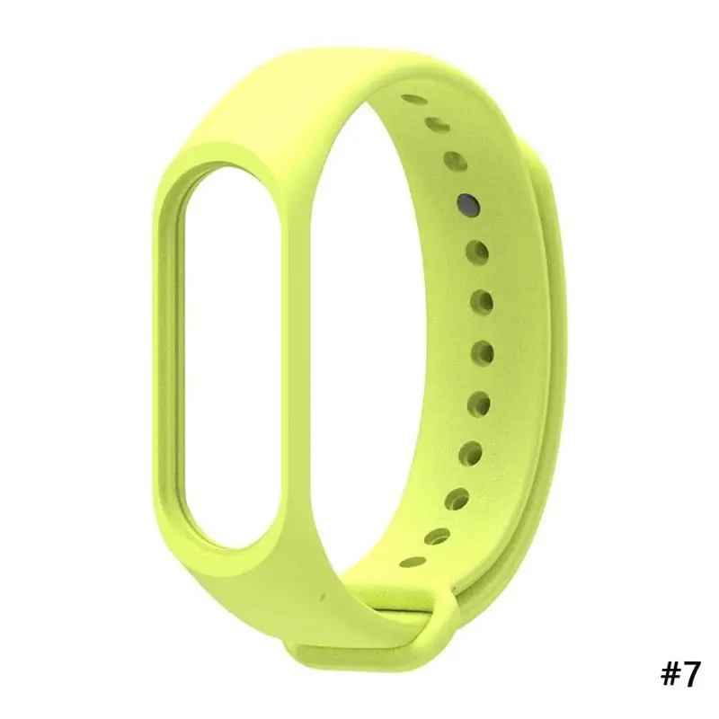 Grass green Для Xiaomi mi Band 3 Аксессуары mi band 3 браслет для Xiaomi mi Band 3 спортивный ремешок часы силиконовый ремешок на запястье - Цвет: Grass green