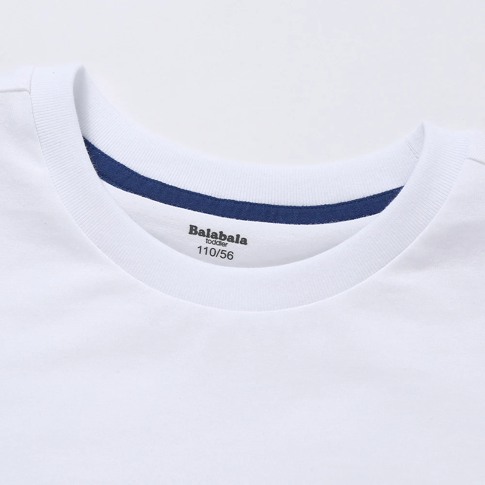 BalabalaChildren wear tshirt baby bottoming t shirt summer 2019 new boy short sleeve fashion wild tide tees | Детская одежда и