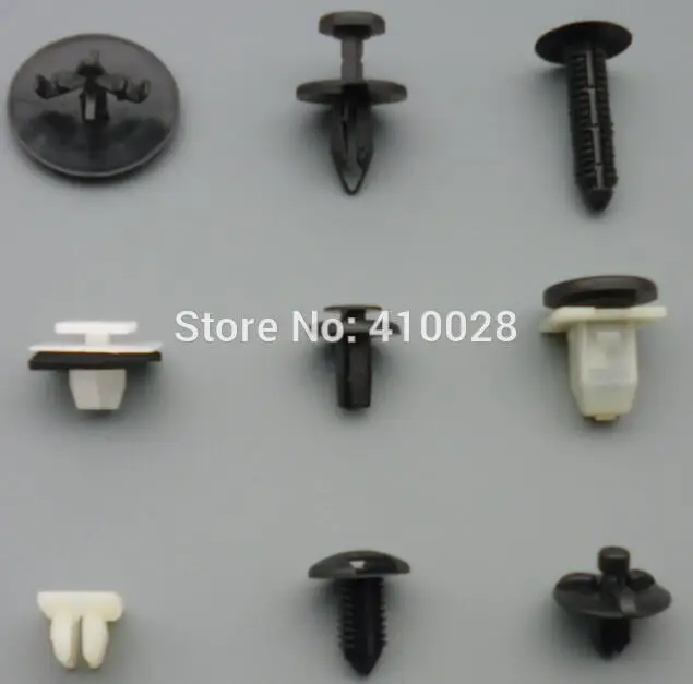 shhworldsea 100pcs auto fender flare hood insulation retainer side radiator shield push type shroud seal board for nissan | Автомобили и