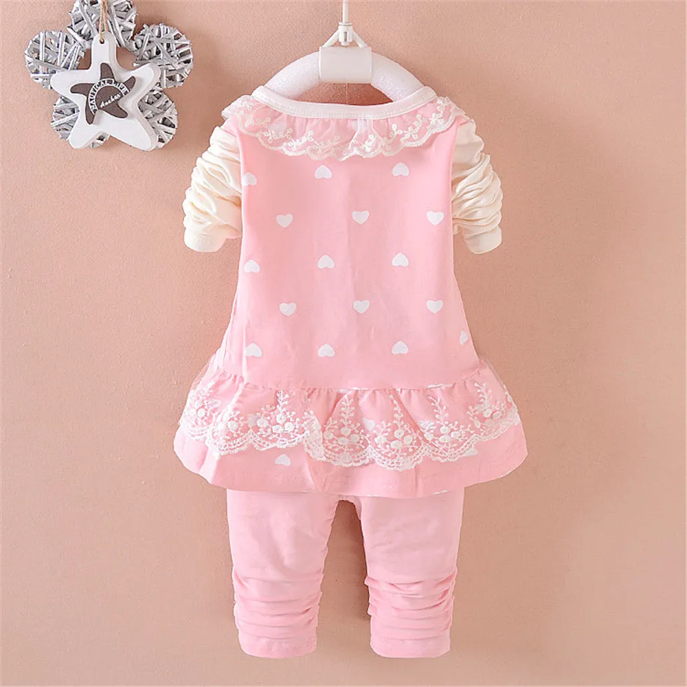 Одежда для маленьких девочек BibiCola комплект одежды куртка + штаны спортивный