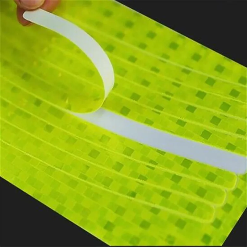 4 шт./светоотражающая лента флуоресцентные наклейки на велосипед для горного