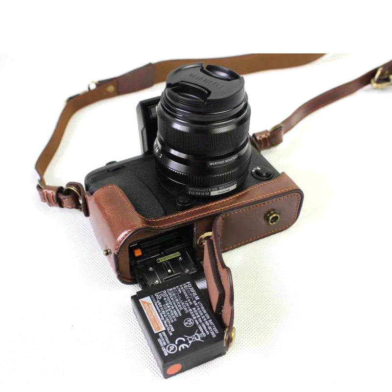 Высококачественный чехол для камеры из искусственной кожи Fujifilm XE3 + xf23mm Finepix X E3 с
