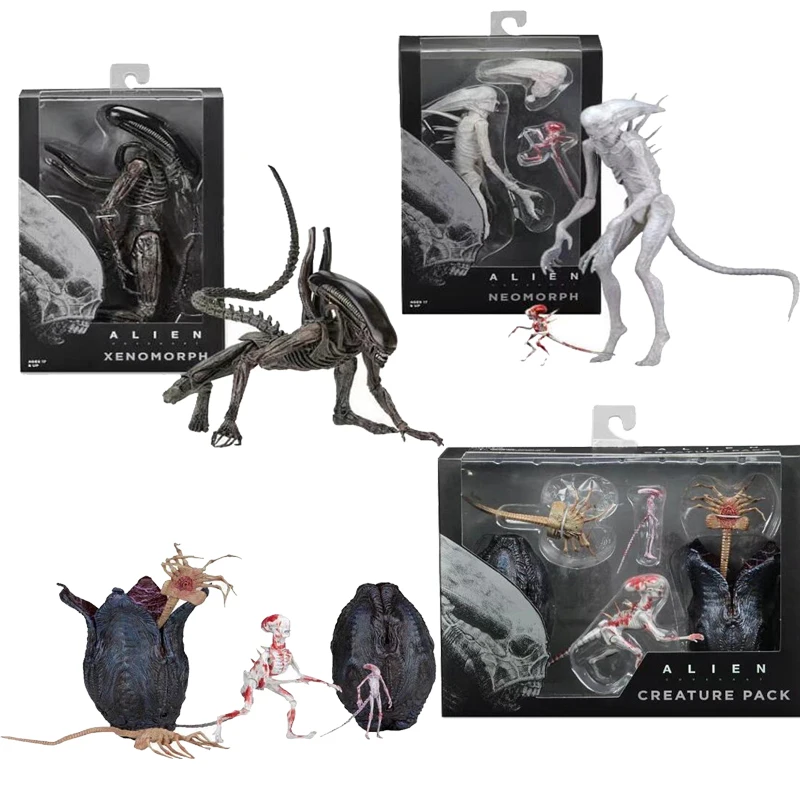 6-9 дюймов инопланетянин NECA vs фигура хищника чужой завет Xenomorph Neomorph существо пакет