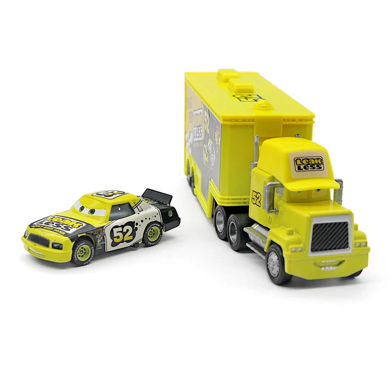 Pixar Тачки 2 шт./компл. № 52 марк грузовик и маленький автомобиль масштаб 1:55 литой