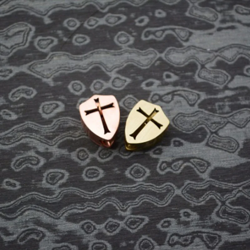 EDC латунные подвески крест Паракорд нож бусины гаджет Уличное оборудование для