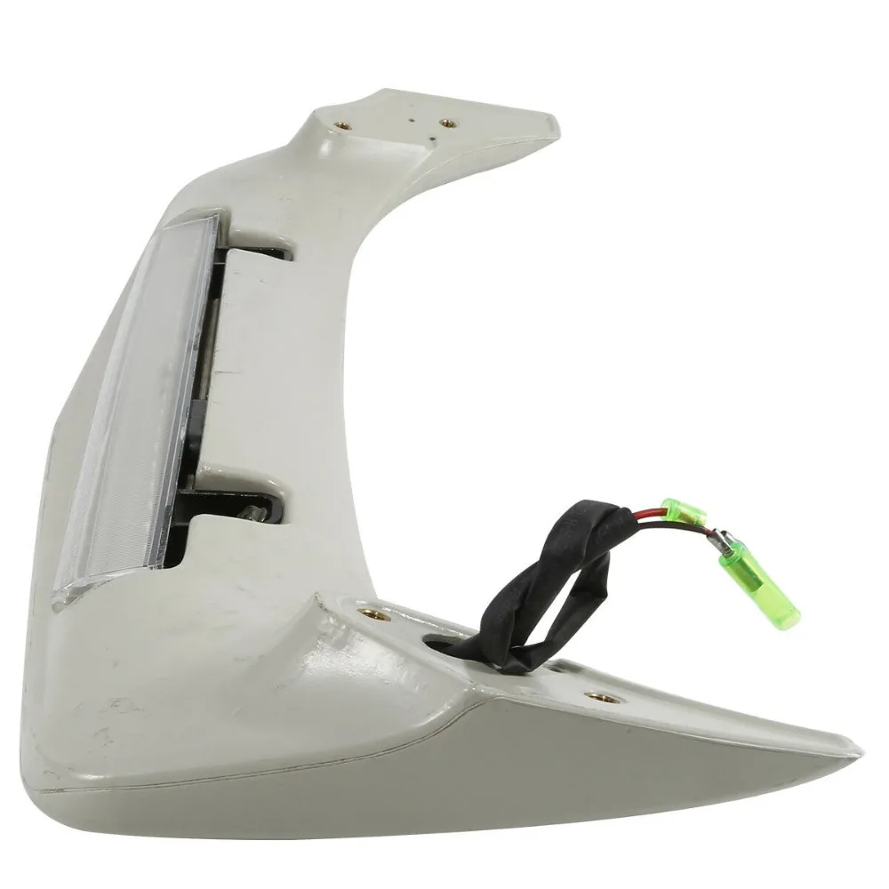 Неокрашенный задний спойлер для багажника мотоцикла со светодиодсветильник кой