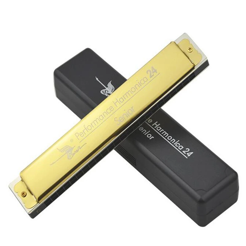 Гармоника Лебедь с 24 отверстиями тремоло ключ от C ртом инструмент для