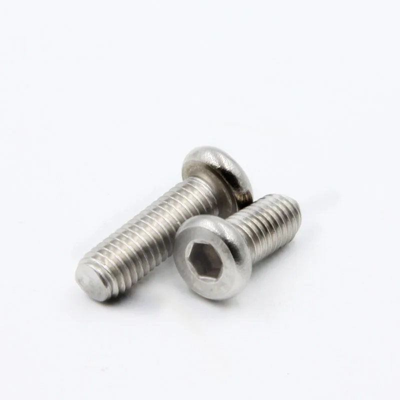 2PCS-M6*70/80/90/100/110 304 Нержавеющая стальные изделия для мебели/Плоская Круглая головка