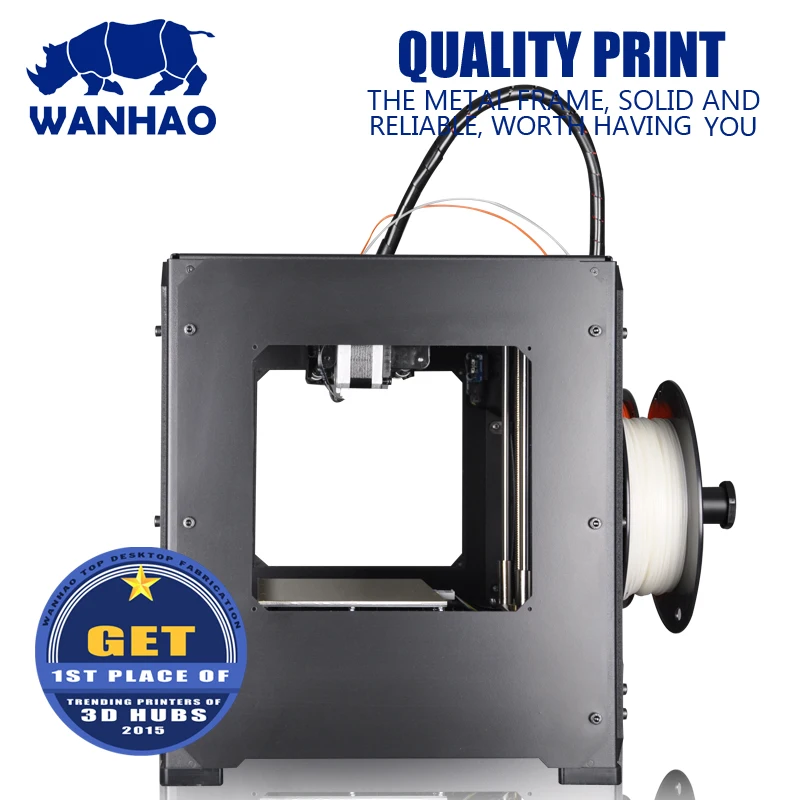 WANHAO 2018 Модернизированный D4S с двойным Экструдером высокой производительности и