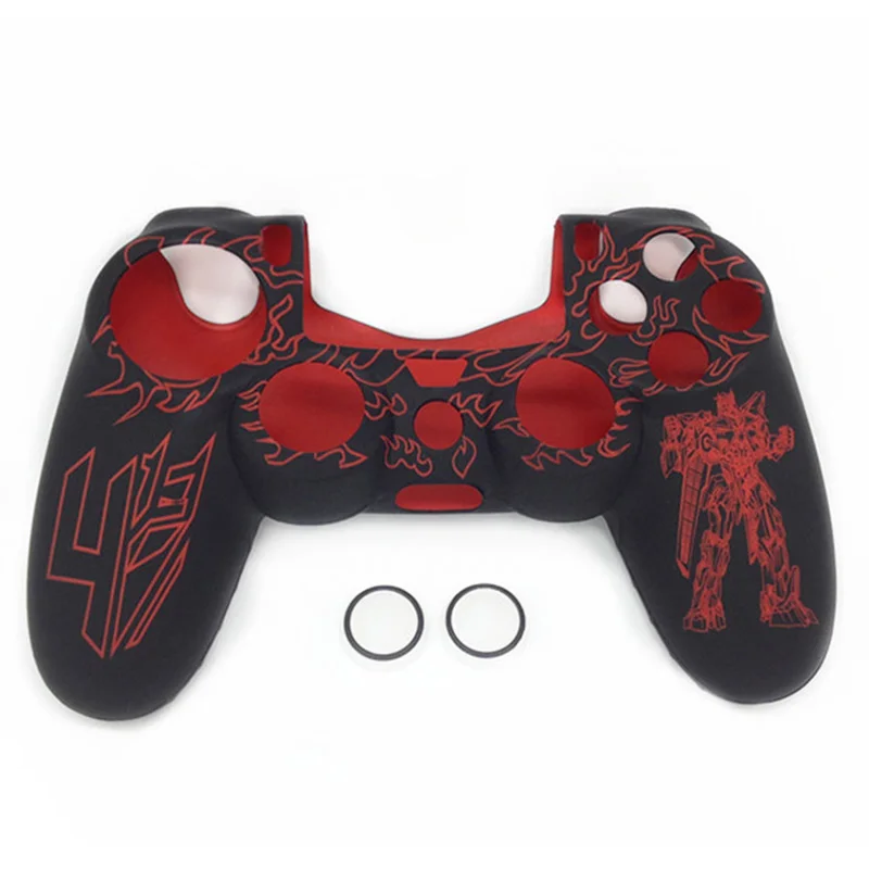 Красный Аксессуары для PS4 Play station 4/Slim/Pro джойстик PS4 силиконовый чехол для Playstation 4 Dualshock4 контроллер защитный чехол - Цвет: Красный