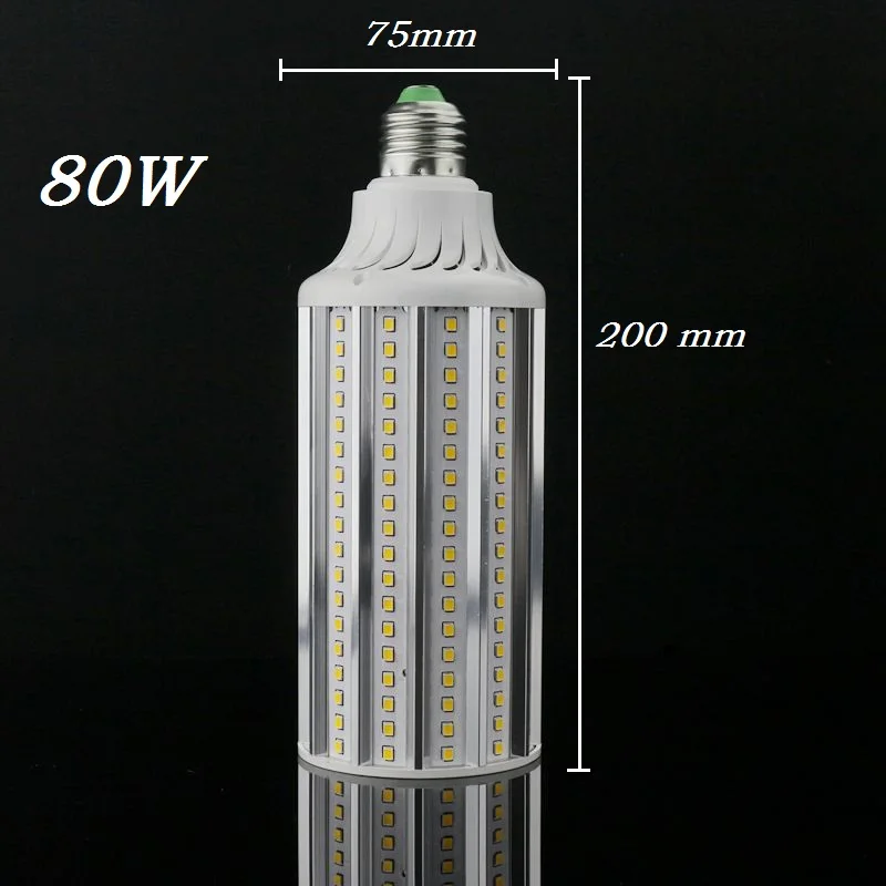 E27 E40 80 Вт лампа 110 В 220 светодиодные лампы кукурузы SMD 2835 Lampadas домашний Декор люстра