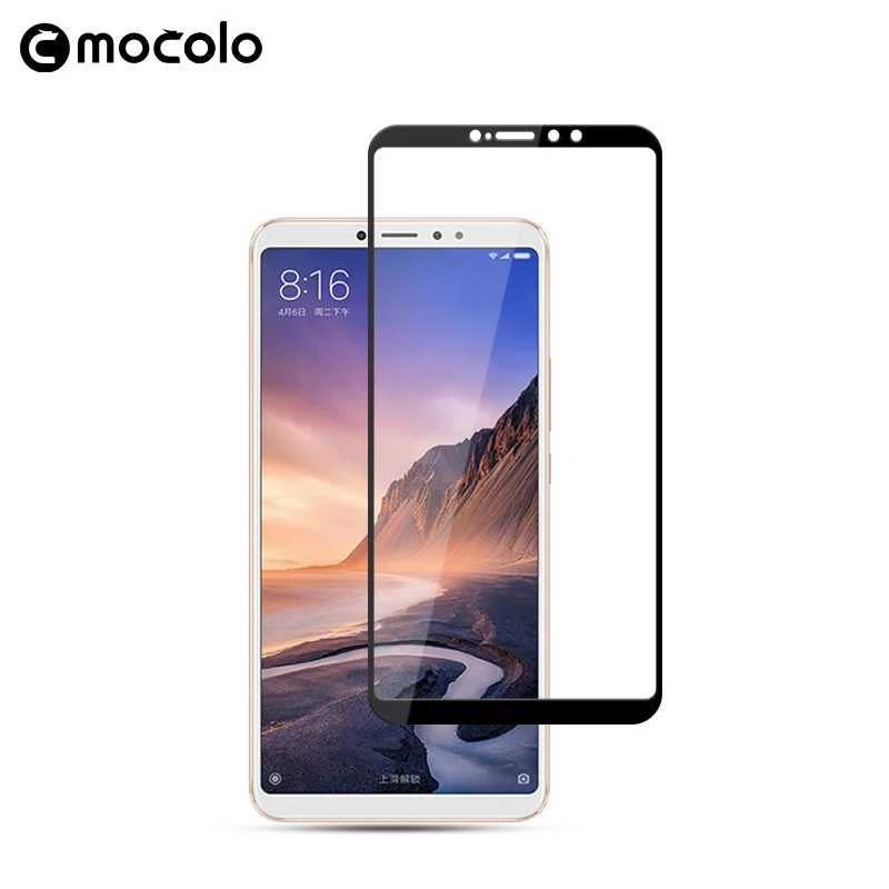 2018 Новое поступление Защитное стекло для экрана Xiaomi Max 3 Mi Полное покрытие