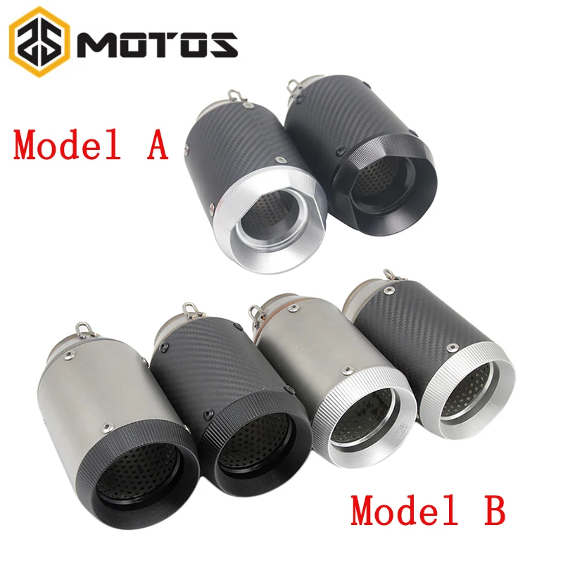 ZS мотоциклы 51 мм модифицированный мотоцикл Ak выхлопной труба глушитель