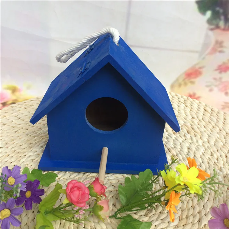 1-Birds коробка для разведения деревянная декоративная Ласточка воробей птица дом деревянный для активного отдыха жемчуг Птичье гнездо специальный чехол