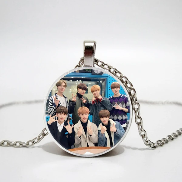 Kpop бродячее детское ожерелье корейские мужские команда Поклонники подарки
