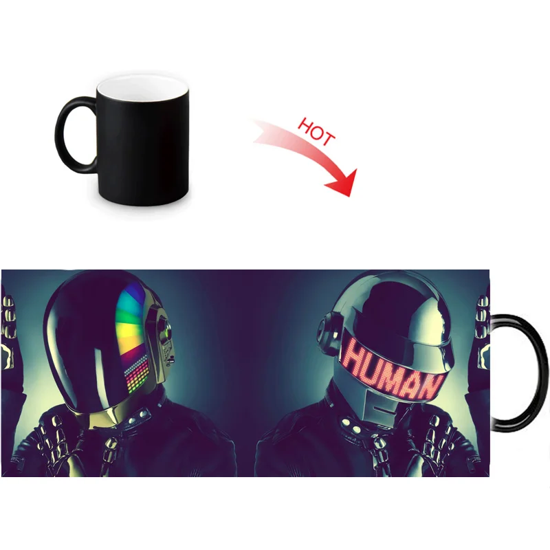Волшебная кружка Daft в стиле панк сделай сам меняющая цвет от тепла для воды