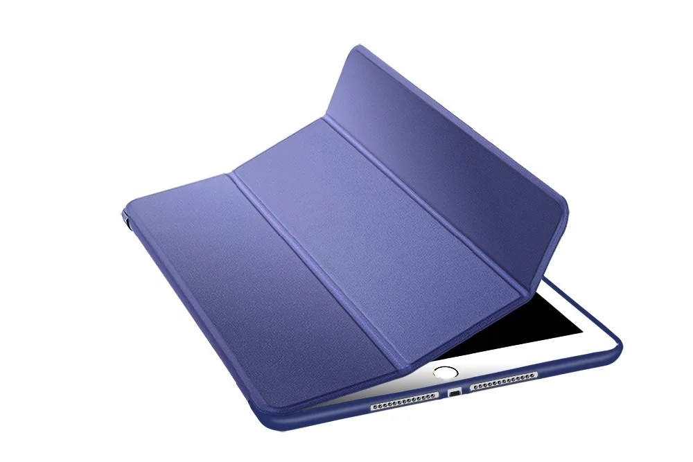 Чехол для iPad 2/3/4 силиконовый мягкий футляр книжка подставка с функцией