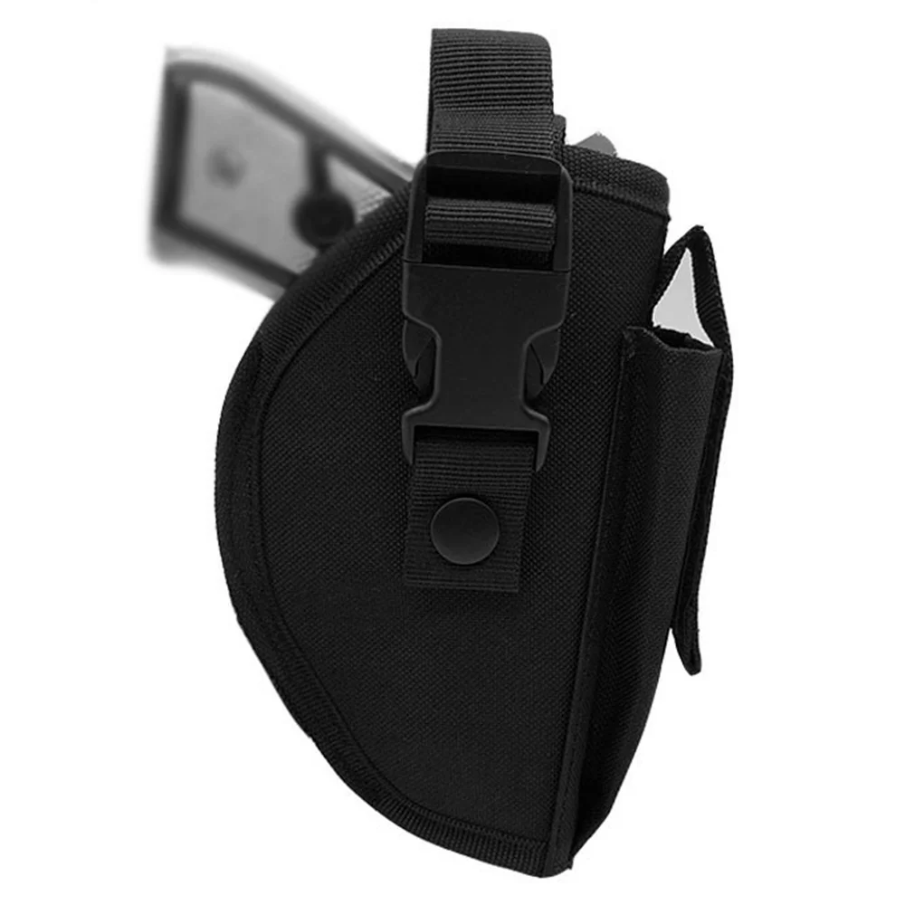 

CQC Tactical Gun Holster Universal Portable Concealed Belt Waist Holoster With Mag Pouch Airsoft Military Hunting Bag