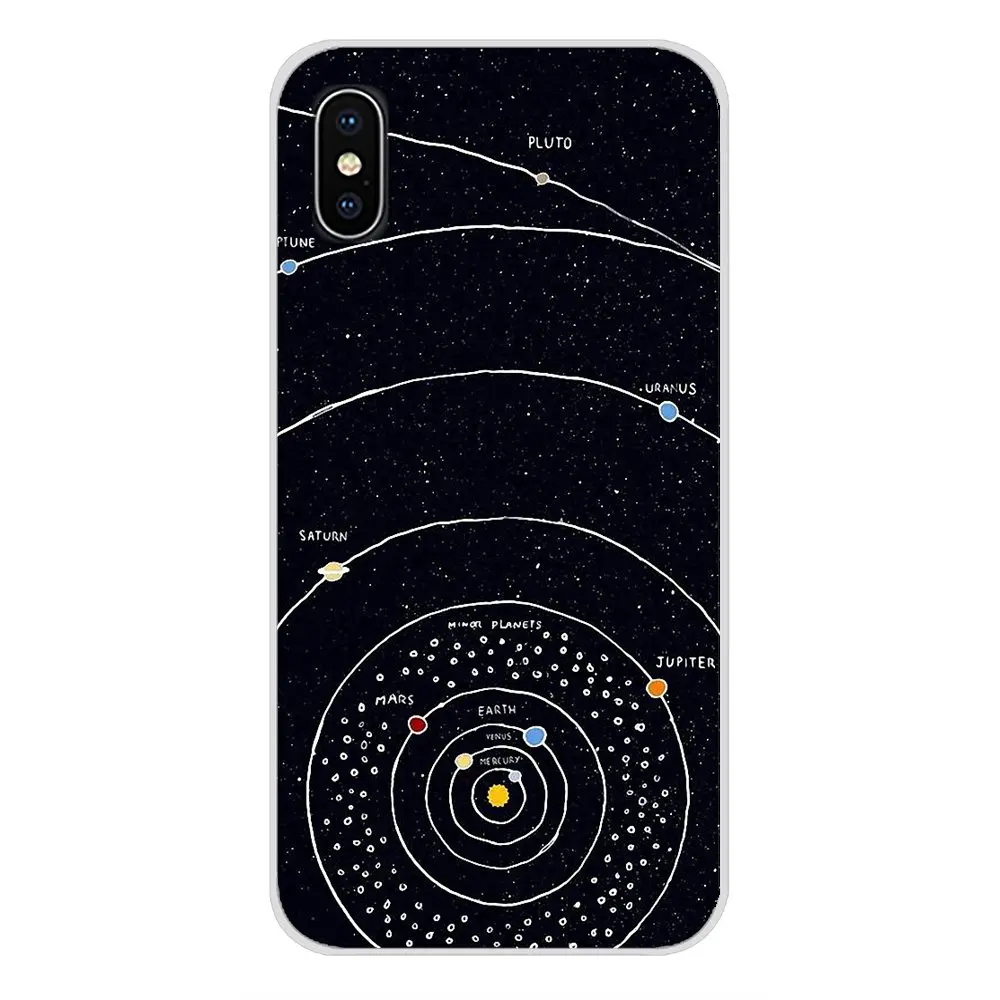 Космические Планеты космический корабль луна звезды для Xiaomi Redmi Note 6A MI8 Pro S2 A2 Lite Se