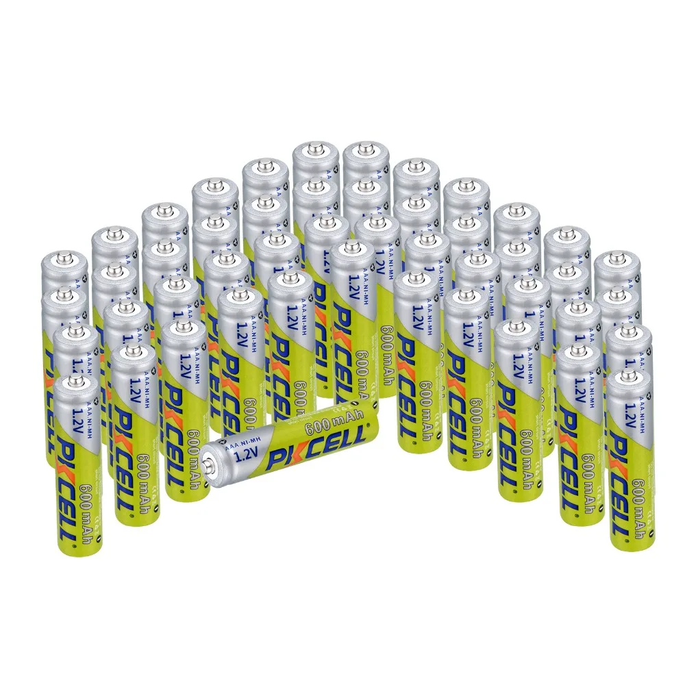 60 шт. Ni MH аккумуляторные батарейки aaa 1 2 в AAA мА|battery 3a|rechargeable batterybateria bateria |