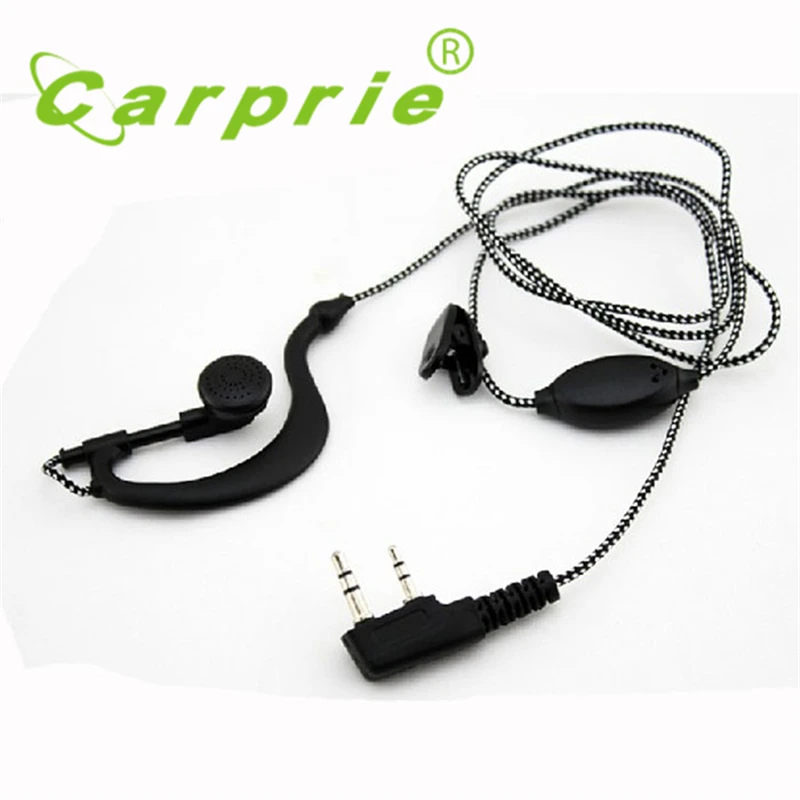 Carprie Новый 2-контактный высококачественный наушник гарнитура микрофон для радио