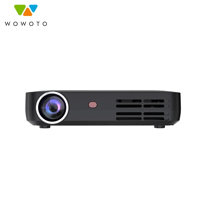 Проектор WOWOTO с разрешением 1280*800 Android Wi Fi Bluetooth 600Ansi светодиодный портативный