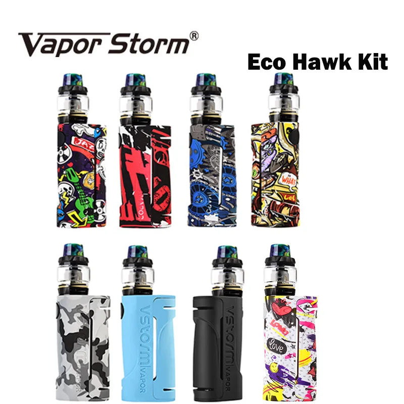 Электронная сигарета Vapor Storm ECO Bypass Mod Max 90 Вт с баком Hawk Vape Support | Отзывы и видеообзор