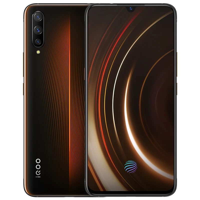 Оригинальный vivo iQOO мобильный телефон 6 ГБ 128 41 &quotSnapdragon 855 Octa Core 3 камер 12MP + 13MP 2MP Android