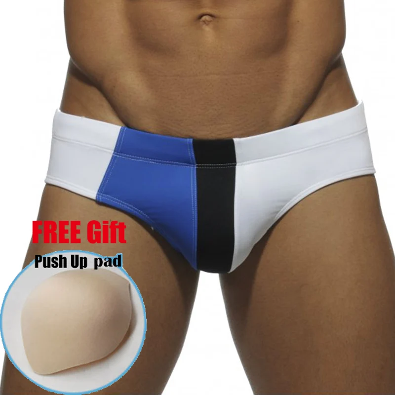 Лидер продаж! Мужские трусы плавки с заниженной талией черные в стиле пэчворк