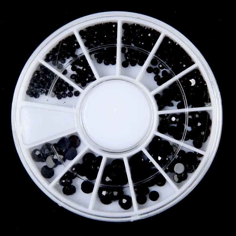 N5189 ROSALIND, 1 коробка, 3D дизайн ногтей, блестящие стразы, акриловые Стразы для ногтей, маникюр, дизайн ногтей, украшение в колесах - Цвет: N5189