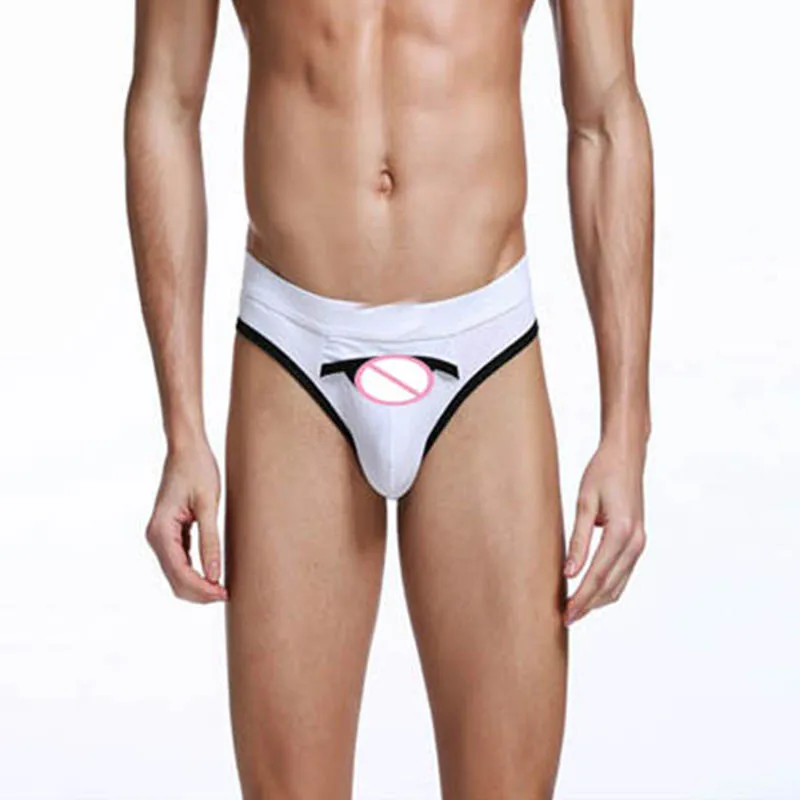 Сексуальные трусы для взрослых с открытым шаговым швом трусы-танга Hombre Jockstrap Gay