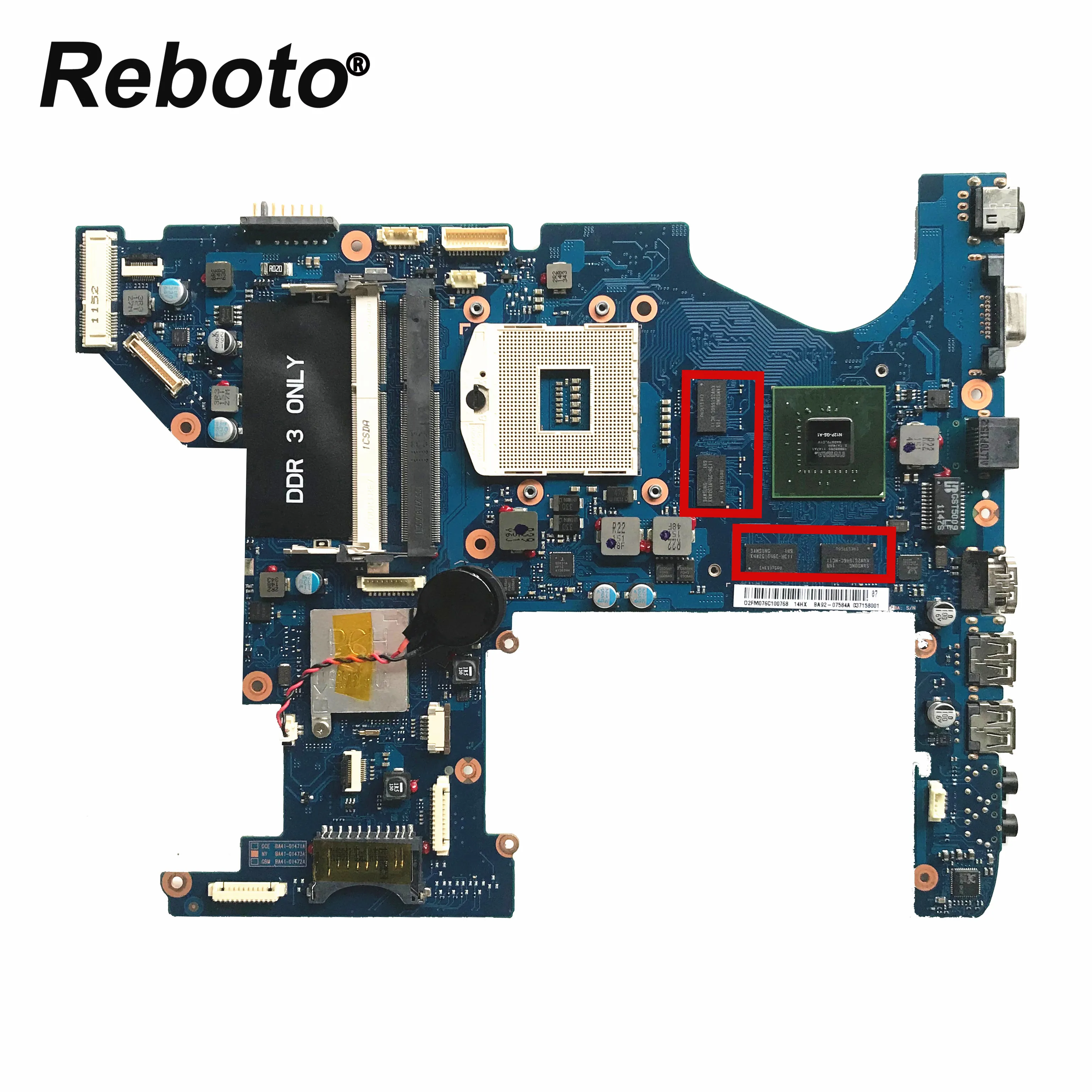 Оригинальное для Samsung RF711 Материнская плата ноутбука BA92 07584A 07584B GT540M 2 Гб HM65 100%