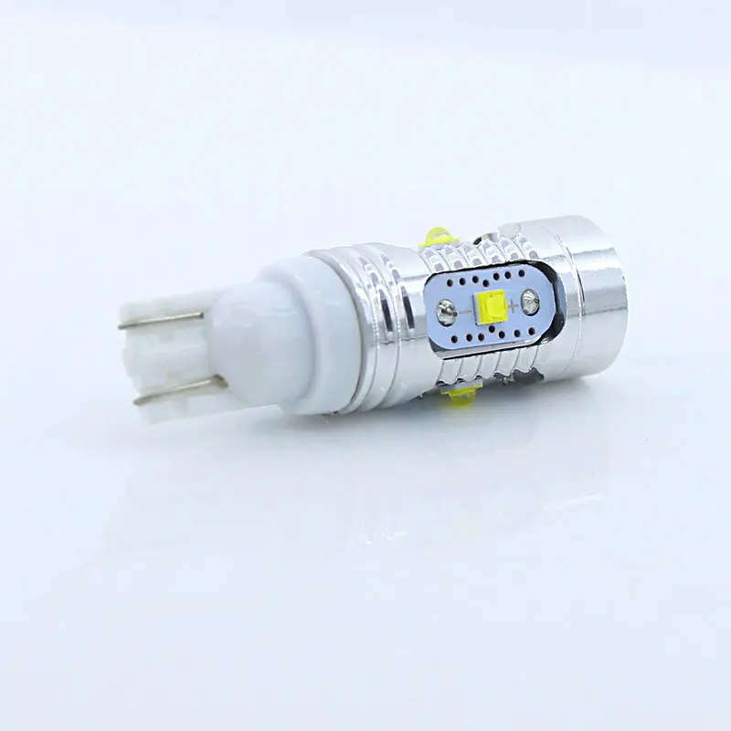 Комплект из 2 предметов белая T10 25W 168 921 XBD чипы светодиодный Обратный DRL светильник