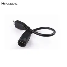 HIPERDEAL AC/DC 5,5x2,1 мм мама к Micro USB штекер зарядный кабель штекер DC к Micro USB кабель QIY09 D05