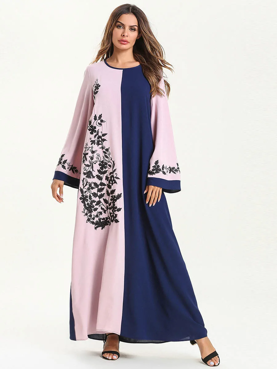 Мусульманское платье вечерние женские большие размеры abaya Дубай для лета Femme Robe