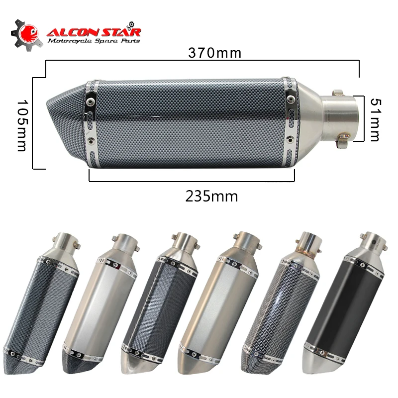 Выхлопной глушитель Alconstar AK Yoshimura выхлопная труба для мотогонок ниндзя GSXR600 Z750