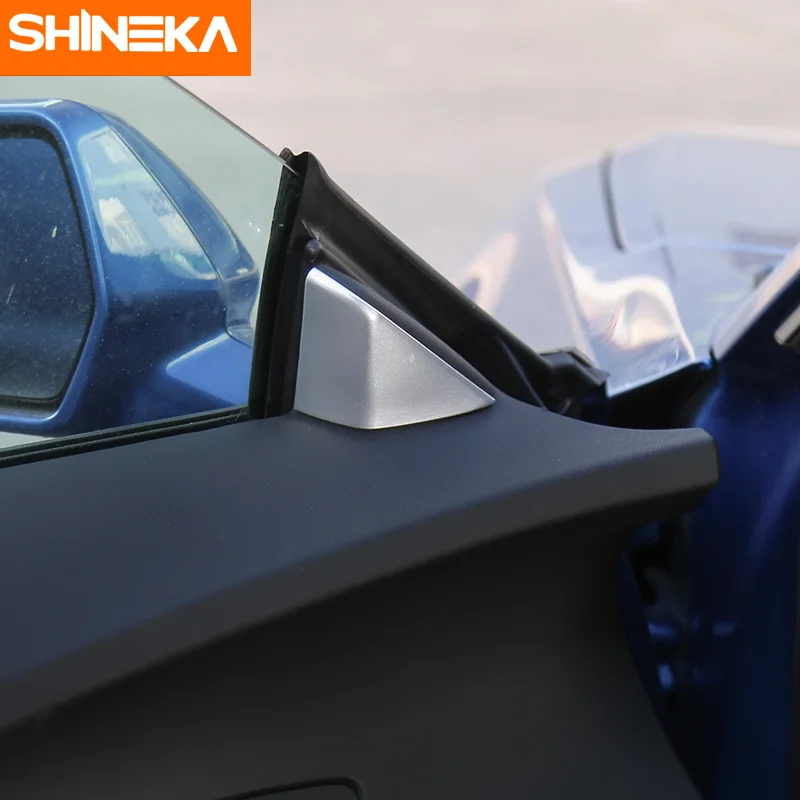 SHINEKA автомобильный Стайлинг декоративная наклейка треугольная накладка на окно