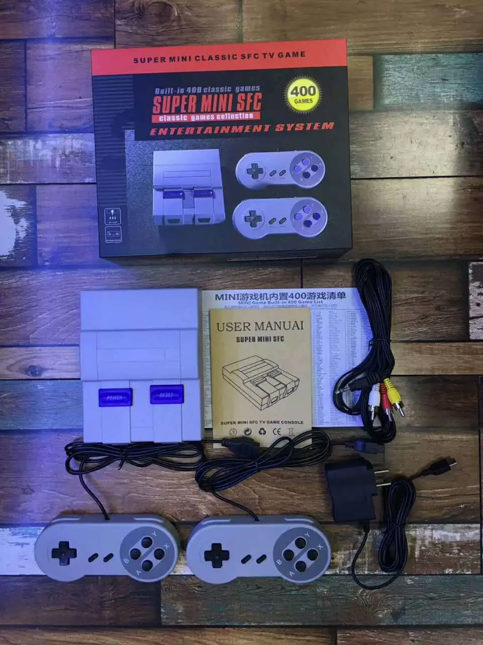 Coolbaby Cross-border предназначен для SUPERSFC мини консоль Встроенный 400 игр NES Мини ТВ-консоль