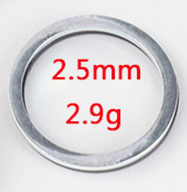 2.5mm silver 20 шт. 1 1,5 2 2,5 4, 5, 6, 10 12,5 14,5 26 мм Алюминий 6061 шайба велосипед велосипедные рулевые штока набор разделителей трещотки для велосипеда исправить ремонт - Цвет: 2.5mm silver