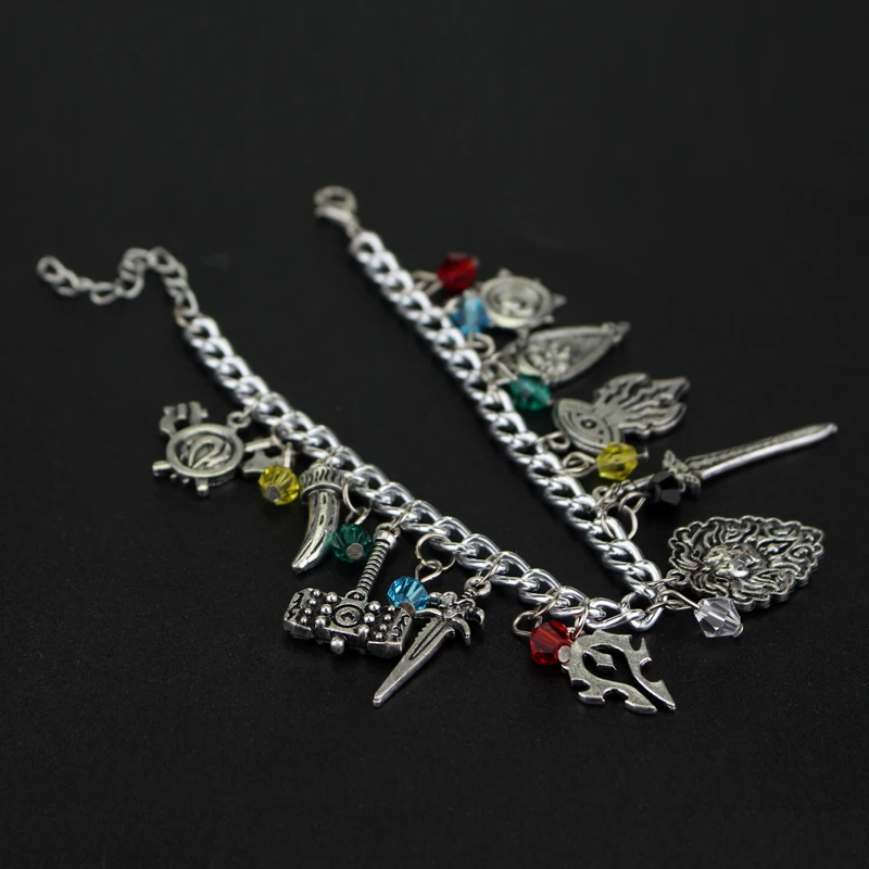 Ювелирные изделия для игр браслеты с подвесками в виде сердечника женские