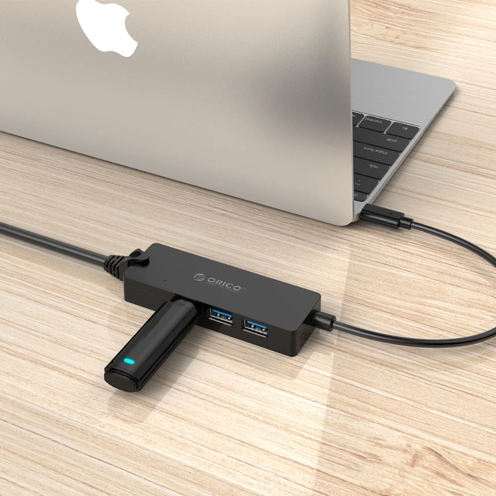 ORICO USB концентратор C type к RJ45 адаптер для MacBook samsung Galaxy S9 huawei mate 20 P20 Pro 3 0 | Компьютеры