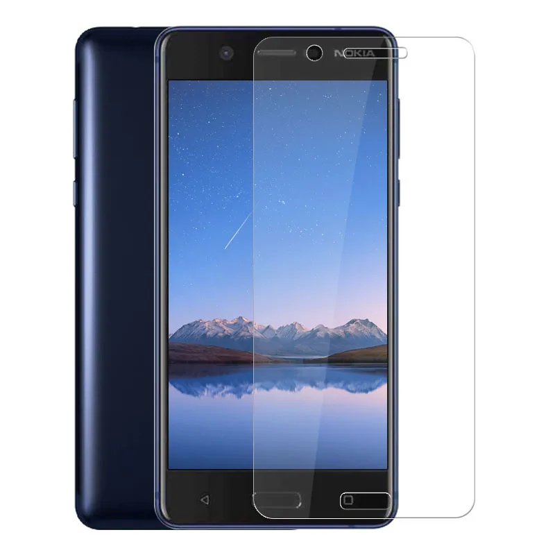 Взрывозащищенное Закаленное стекло для Nokia 5 Жесткая Защитная стеклянная пленка