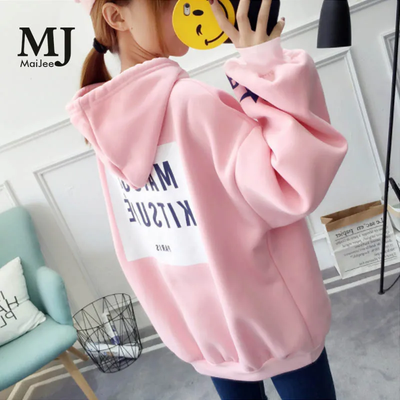 

MJ042A Velvet Harajuku Guarda Roupa Sudaderas Felpe Haut Sweatshirt Hoodies kpop Sweat Femme Bluza Damska Moleton Streetwear