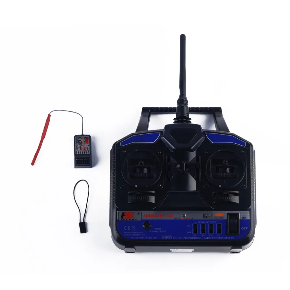 

1pcs Original Flysky RC Helicopter Airplane Remote control FS 2.4G 4CH FS-CT4B FS-T4B Radio RC Transmitter & Receiver