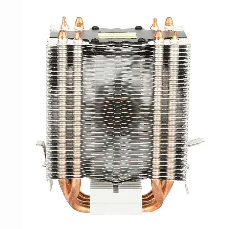 4 шт. 2200 об/мин 41.67CFM Мощный радиатор Heatpipe синий светодиодный гидравлический подшипник тихий 3pin кулер для процессора вентилятор Радиатор для Intel