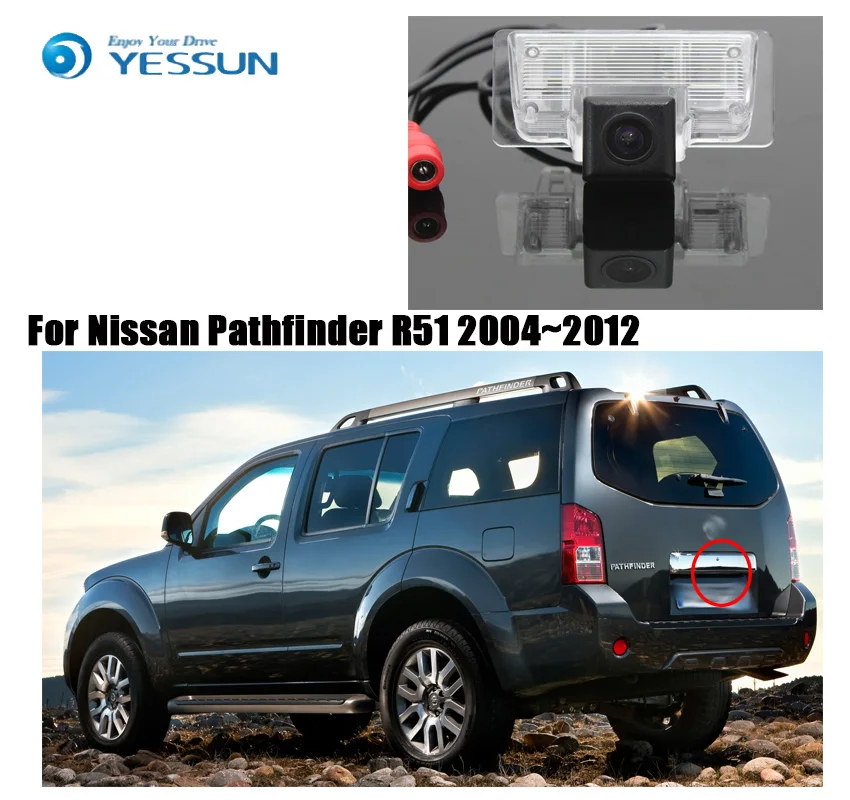 

YESSUN For Nissan Pathfinder R51 2004~2012 Car Rear View Back Up Reverse Parking Camera Waterproof Night vision CCD HD+CAM