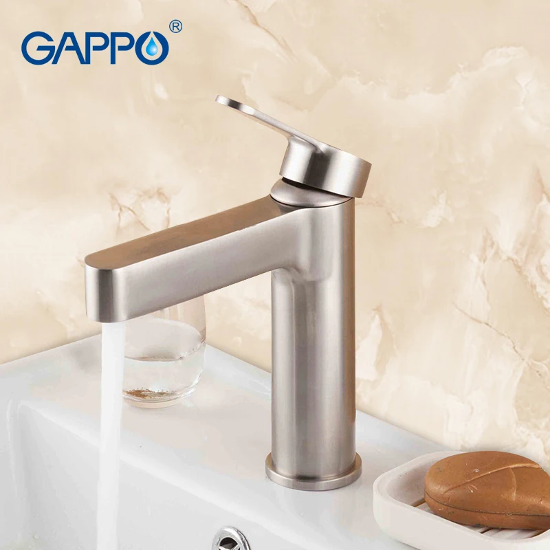 

GAPPO bathroom sink faucet cold and hot bathroom faucet chrome water mixer swivel water tap brass basin faucet mixer