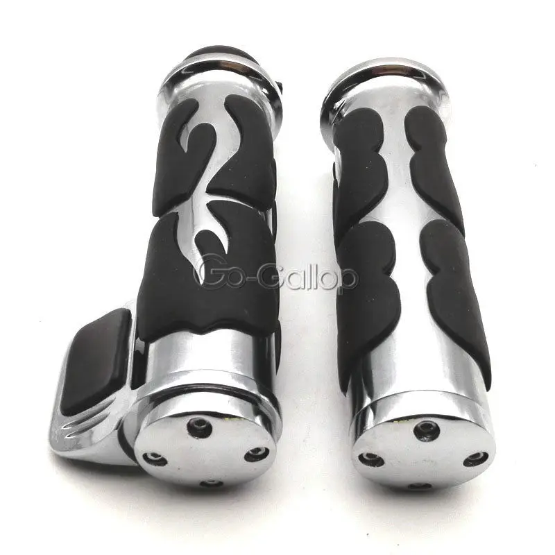 1 &quotрукоятка с пламенем для руля Suzuki Boulevard / Yamaha V Star XVS Honda Shadow VT 600 750 1100 Harley XL 883