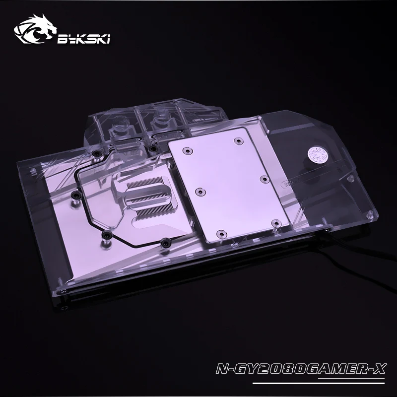 Водяной блок Bykski с полным покрытием для GPU VGA GALAX GEFORCE RTX 2080 геймерская видеокарта